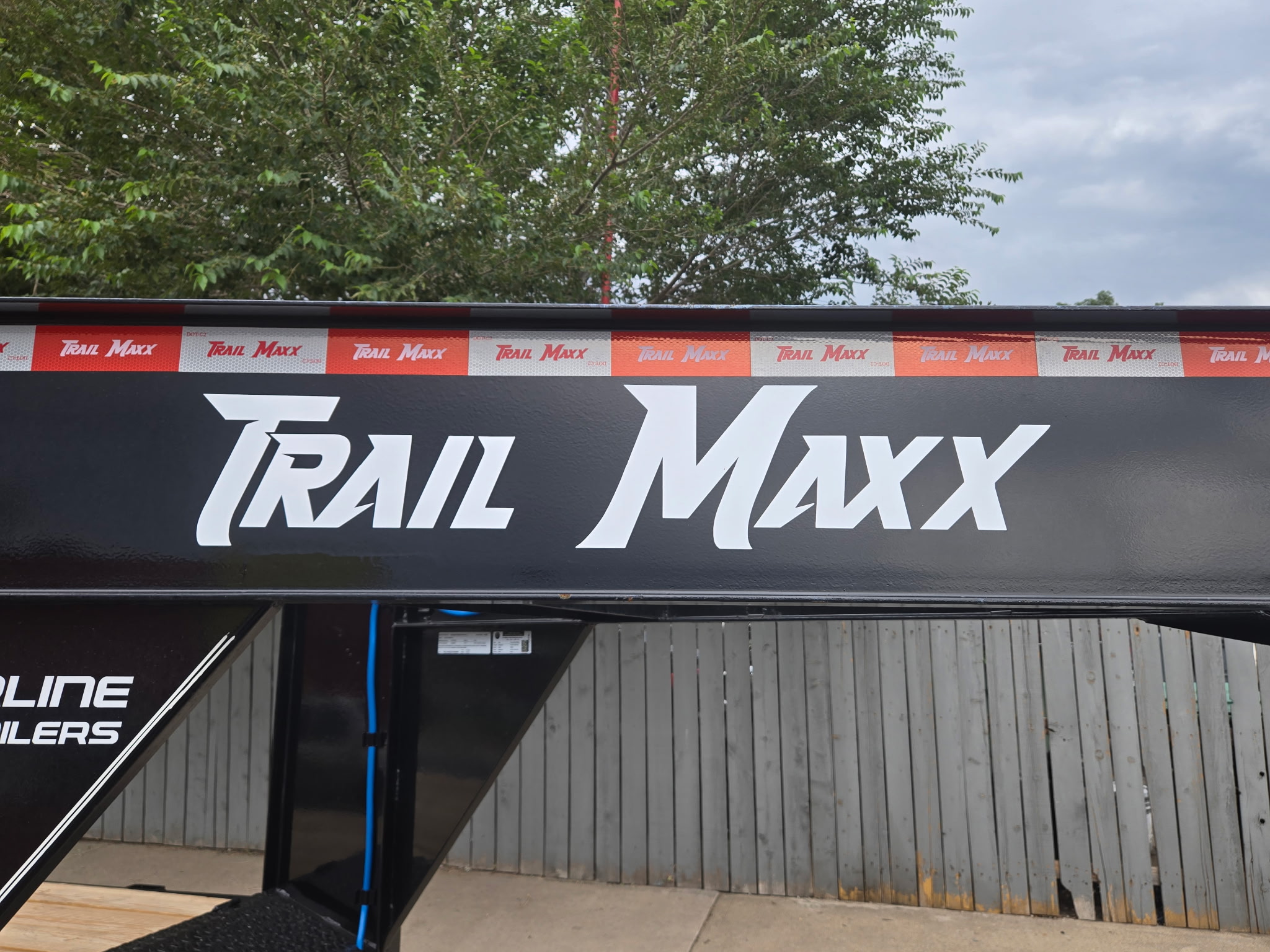 Trail Maxx trailer detail on Nadus Construction equipment